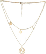 Attractive Sister Gold Necklace: Boho Design, Multi-Layered Statement - Shop N Save