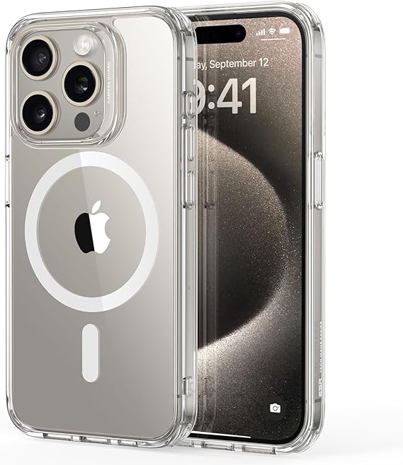 ESR iPhone 15 Pro Max Case: MagSafe, Military-Grade, Scratch-Resistant - Shop N Save