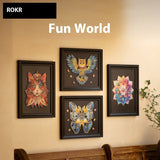 World Shaped Puzzle Photo Frame