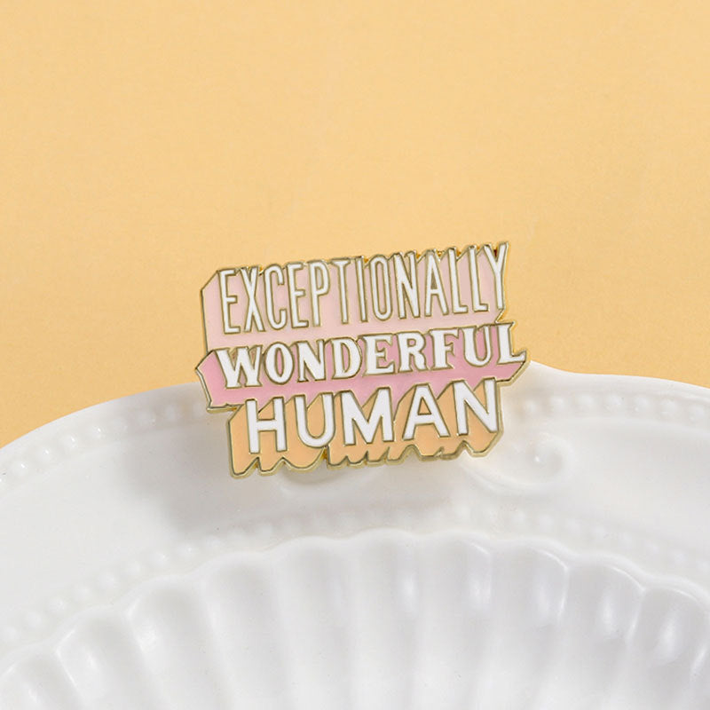 Cute English Letter New Arrival Alloy Brooch