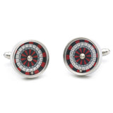 New Lucky Spin Round Cufflinks For Men