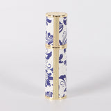 Blue And White Porcelain Vintage Perfume Sub-bottles PU Leather Glass Bottle