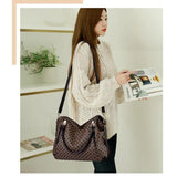 Large Capacity Handbag: Stylish, Synthetic Leather, Zip Closure - Shop N Save
