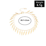 Shell Leaf Fashion Pendant Women's Footwear