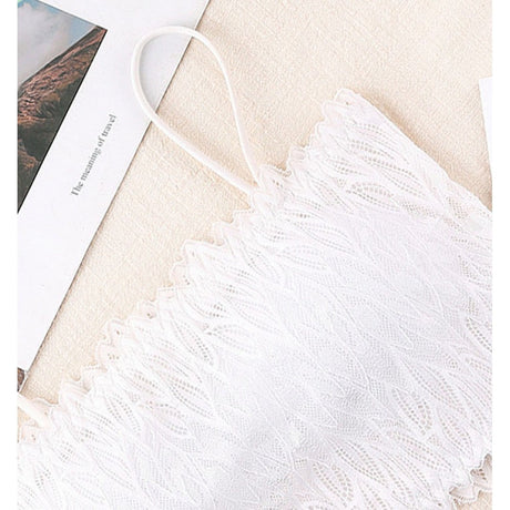 Women Bralette Padded Fashion Tube Top - White - Shop N Save