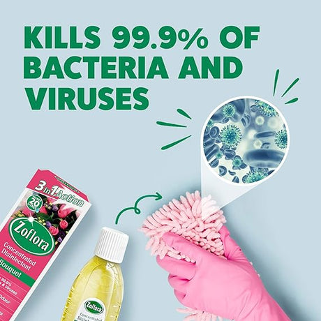 Zoflora Disinfectant: Concentrated, Bouquet Scent, 500ml, Multipurpose - Shop N Save