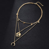Jewels Galaxy Gold-Plated Multi-Strand Designer Necklace - Shop N Save
