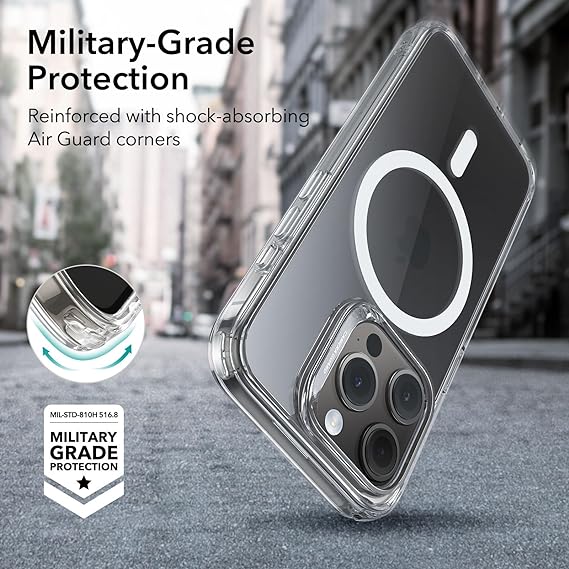 ESR iPhone 15 Pro Max Case: MagSafe, Military-Grade, Scratch-Resistant - Shop N Save