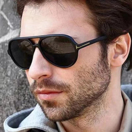 Fashion Oversized Sunglasses - Black - Shop N Save