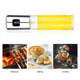 100Ml Glass Bottle Mister BBQ Oil Sprayer - Silver