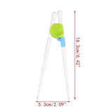 A Pair Of Kids Auxiliary Chopsticks - Green - Shop N Save