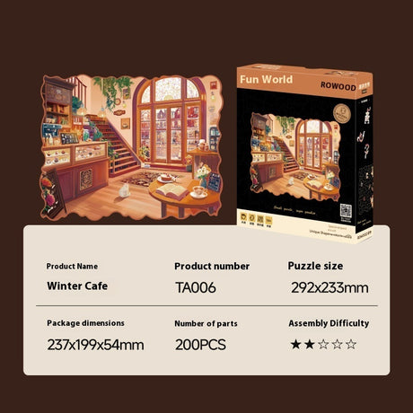 World Shaped Puzzle Photo Frame