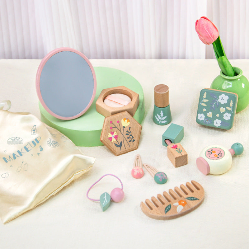 Girls' Playhouse Makeup Bag Simulation Makeup Toy Set