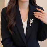 Creative High-end Alloy Jewelry Accessory Bouquet Brooch