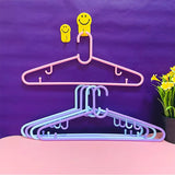 Stylish Multi-Color Hangers: Space-Saving, Durable, Neat Wardrobe - Shop N Save