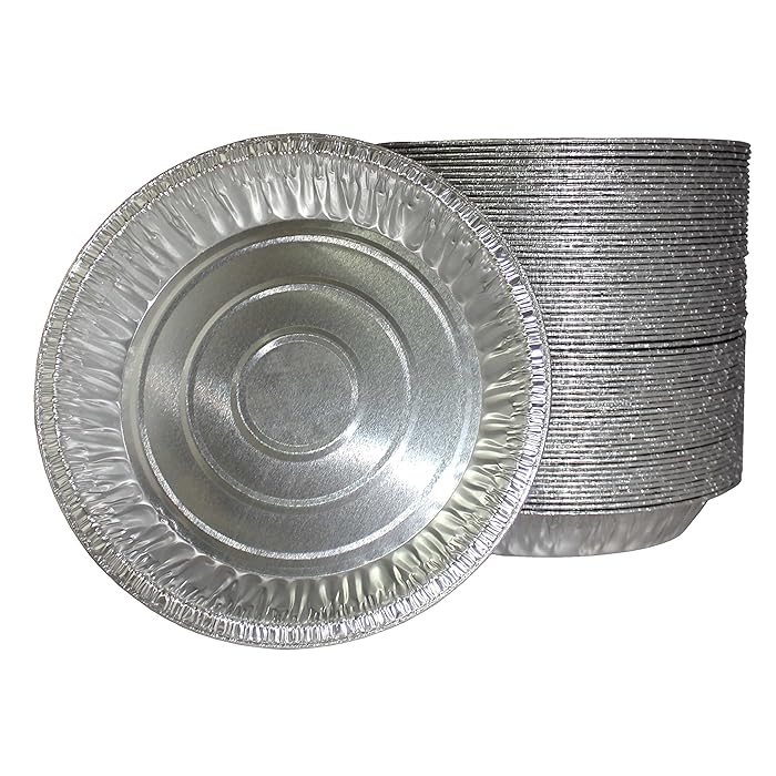 Disposable 9-inch Aluminum Foil Tart/Pie Pans (Pack of 8 pcs) - Shop N Save