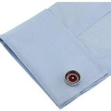 New Lucky Spin Round Cufflinks For Men