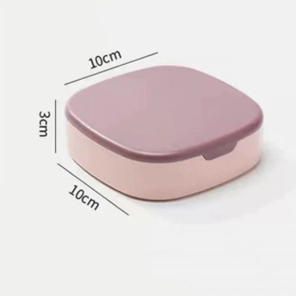 Mini Jewelry Organizer Storage Box With Mirror - Pink - Shop N Save
