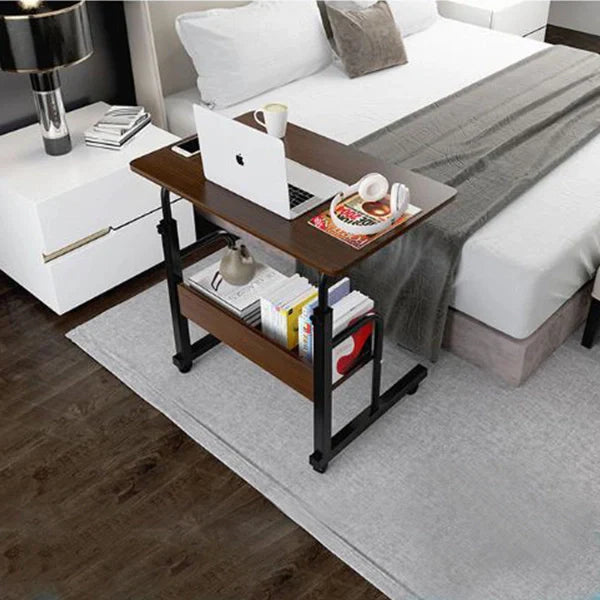 Folding Home Double Layer Adjustable Computer Laptop Desk Table