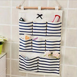 8 Pockets Home Wall Mounted Wardrobe Organizer Bag - Shop N Save