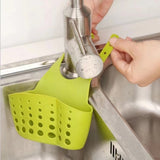 Kitchen Adjustable Snap Sink Storage Strainer Holder - Pink