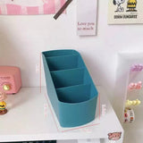 4 Grid Multifunctional Desktop Storage Box Holder - Yellow - Shop N Save