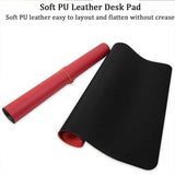 Dual Side Large Desk Mouse Pad Gaming Non Slip Ultra Thin
