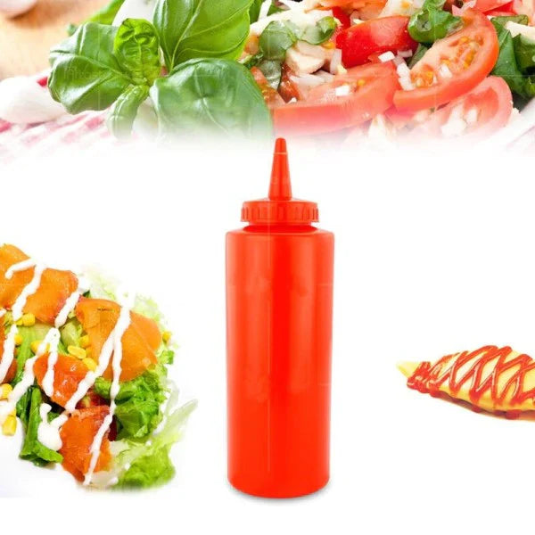 Plastic Squeeze Condiment Ketchup Sauce Bottle - Yellow - Shop N Save
