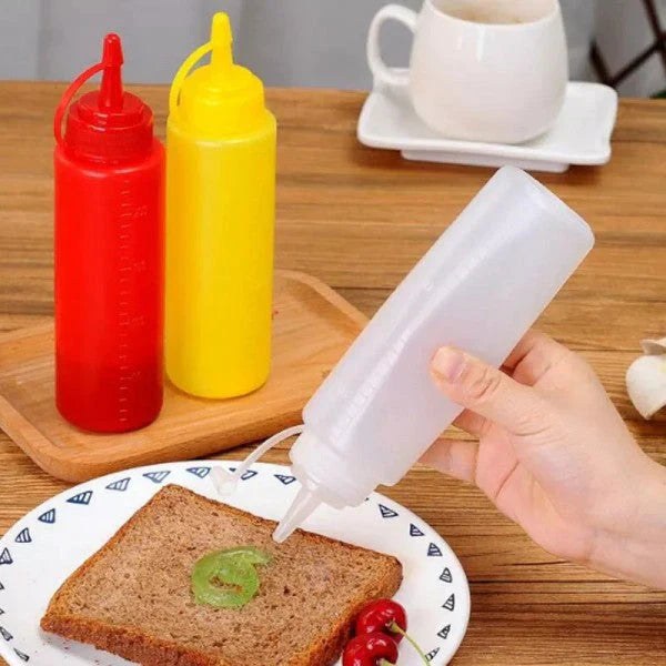Plastic Squeeze Condiment Ketchup Sauce Bottle - Red - Shop N Save