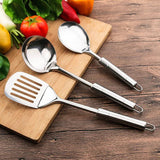 4 Pieces Stainless Steel Kitchen Utensil Spatula Set - Silver - Shop N Save