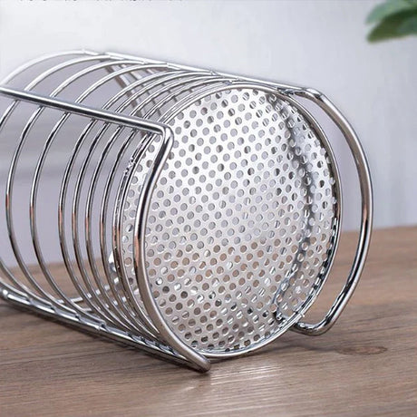 Stainless Steel Kitchen Utensil Chopstick Spoons Holder Rack