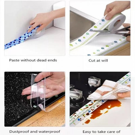 Waterproof And Mildew Proof Sticker For Kitchen Bathroom Sink - 3 Meter