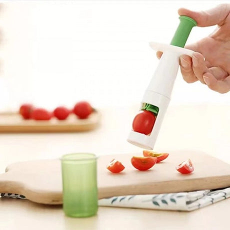 Multifunctional Tomato Grapes Vegetable Fruit Cutter Slicer - Shop N Save