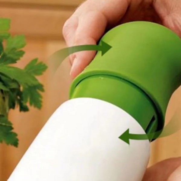 Fruit and Vegetable Spice Manual Herb Grinder - White Green