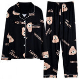 Baear Printed Pajamas Set For Women Sleepwear Homewear Nightwear