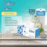 COLLINS Facial Tissue Box: 200 Sheets, 2-Ply Softness &amp; Quality - Shop N Save