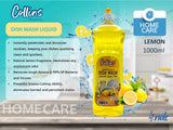 Collins Lemon Dish Wash: Powerful Cleaning, Gentle on Hands, 1L [1x3] - Shop N Save