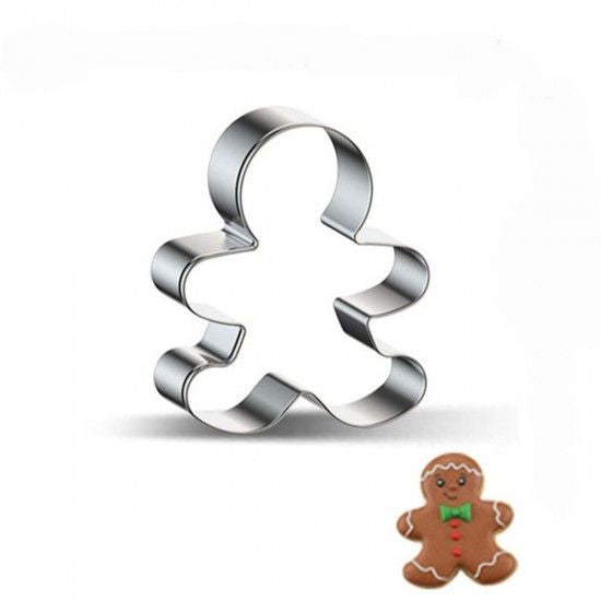 Christmas Cookie Stainless Steel Candy Mould Silver - Shop N Save