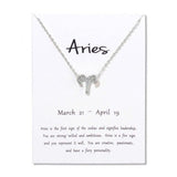 Constellations Necklace Pendant Aries Silver