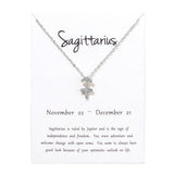 Constellations Necklace Pendant Sagittarius Silver