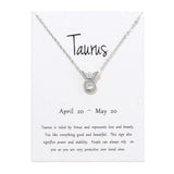 Constellations Necklace Pendant Taurus Silver