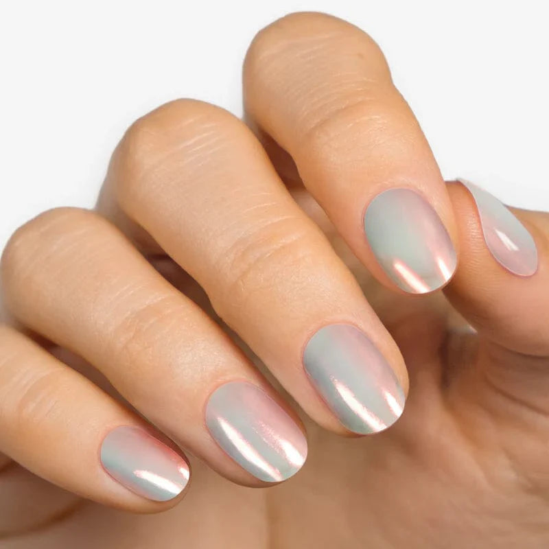 Make Beauty Nail Polish Gel Effect - Holographic Blue (032)