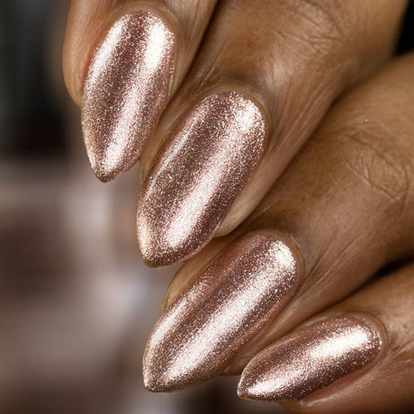 Fashion Plus Nail Polish: Glitter Artsy Taupe for Glam Nails(20)