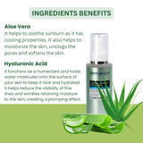 EARTH GO GLOW ALOE VERA & HYALURONIC ACID LIQUID FACE MOISTURIZER (100ml) - Shop N Save