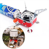 Portable Card Type Outdoor Camping Folding Mini Stove - Shop N Save