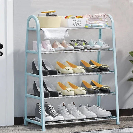 Light Weight Five Tiers Easy Assemble Shoe Organizer Rack - Shop N Save