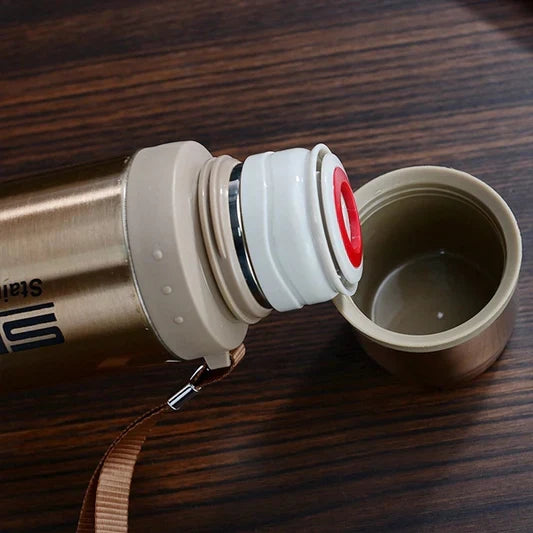 Hot And Cold Stainless Steel Vacuum Flask Water Bottle 750 ML - Shop N Save