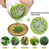 Fruit and Vegetable Spice Manual Herb Grinder - White Green