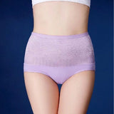 High Waist Flower Ladies Underwear - Gray - Shop N Save