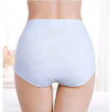 Soft Embossed Rose Cotton Ladies Underwear - Light Purple